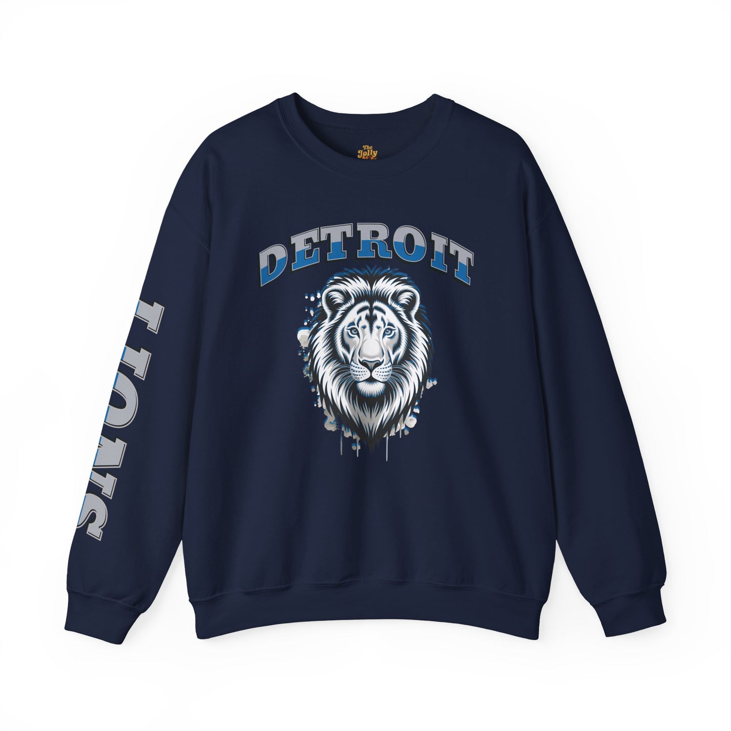 Detroit Lions Footbal Season Unisex Crewneck Sweatshirt, NFL Fan Apparel, Sports Team Hoodie, Game Day Outfit, Gift for Football Lovers - The Jolly Bobber 