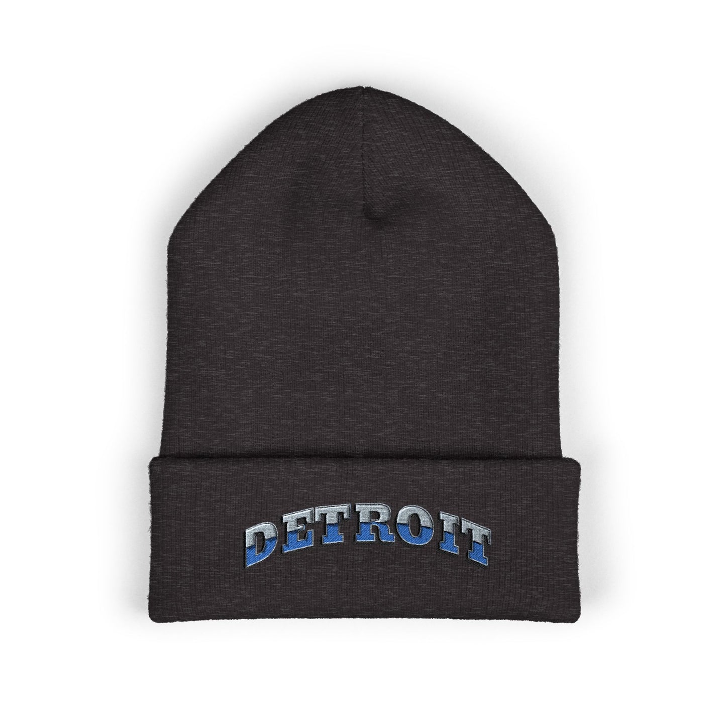 Detroit Lions Football Cuffed Embroidered Beanie Fan Gear