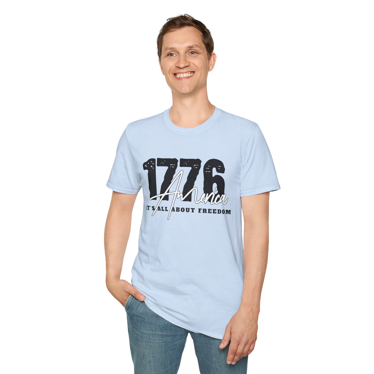 1776 America "It's All About Freedom" T-Shirt