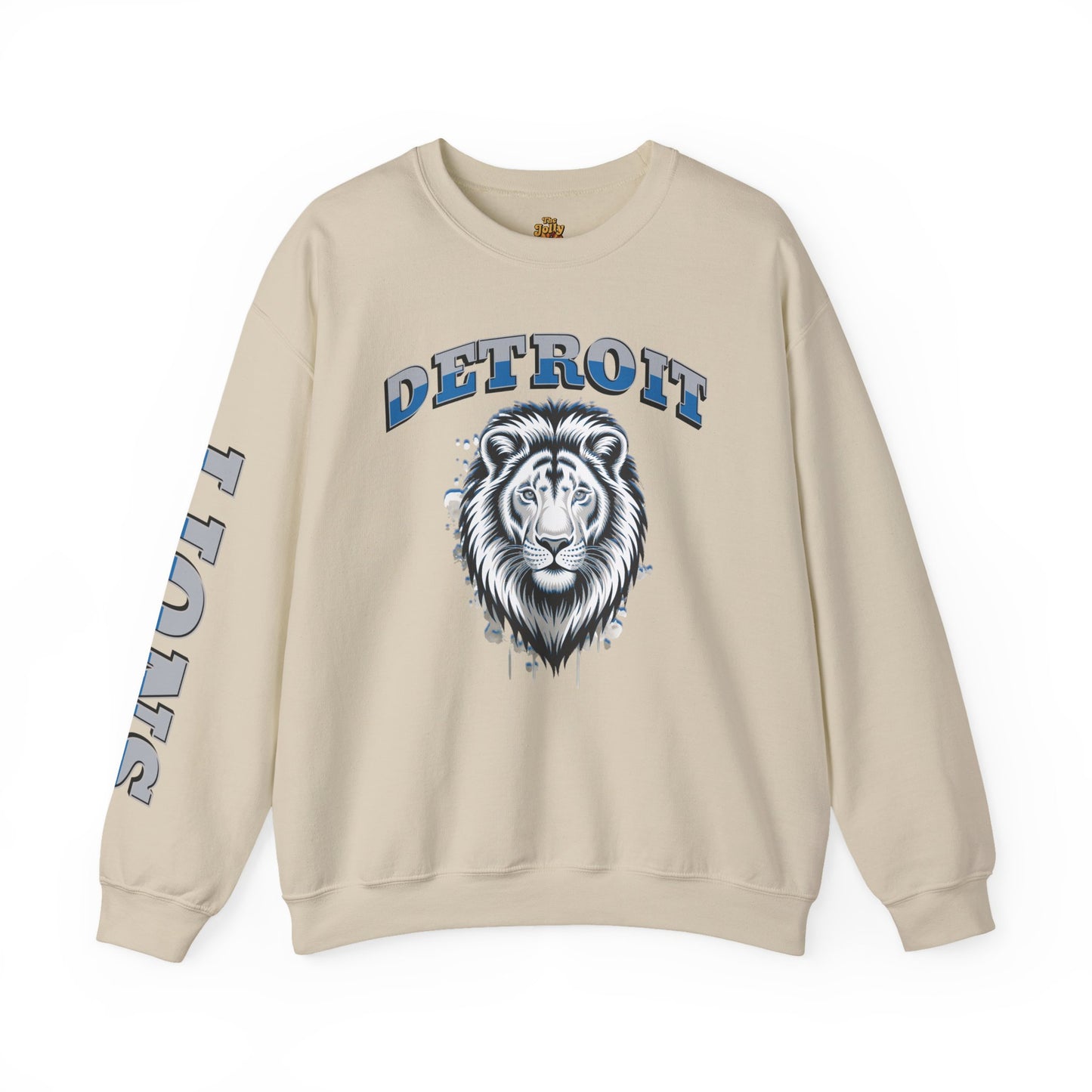 Detroit Lions Footbal Season Unisex Crewneck Sweatshirt, NFL Fan Apparel, Sports Team Hoodie, Game Day Outfit, Gift for Football Lovers - The Jolly Bobber 