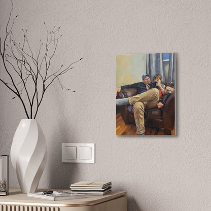 Custom Family Portrait Canvas Print — Stretched 0.75"