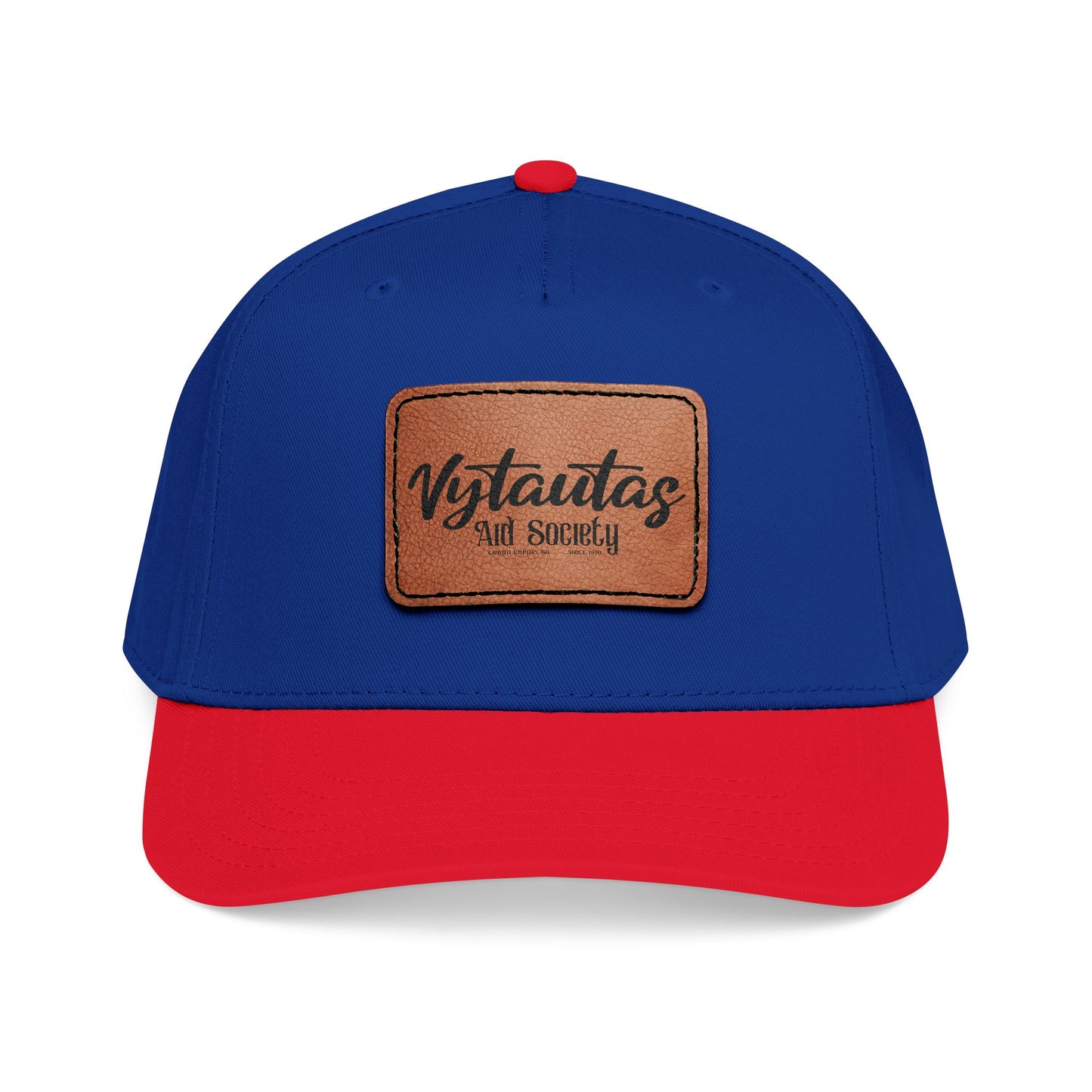 Leather Patch Baseball Cap — Vytautas Aid Society