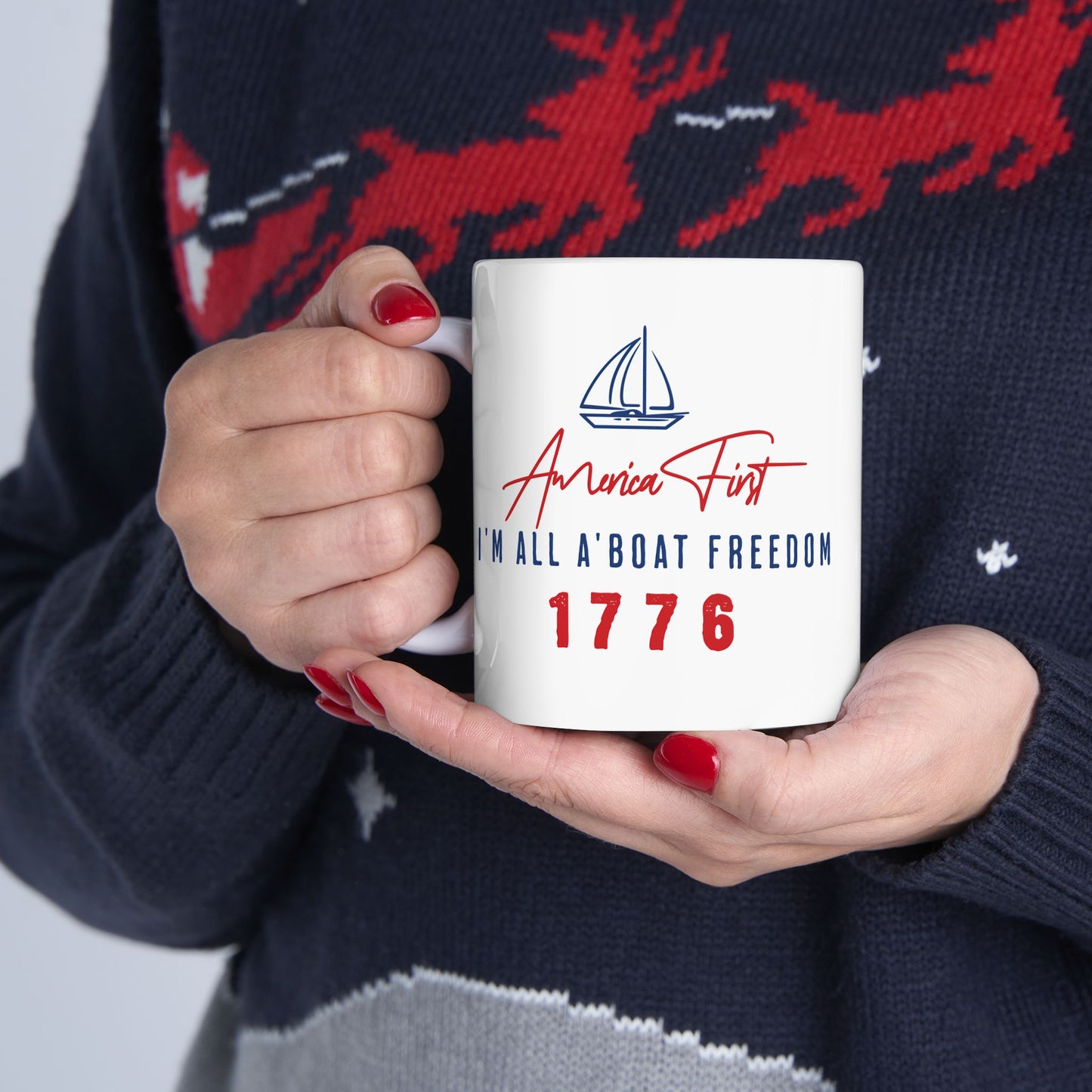 Patriotic Mug - America First 11oz/15oz