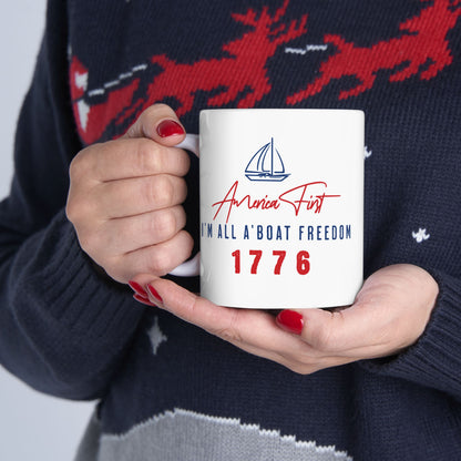 Patriotic Mug - America First 11oz/15oz