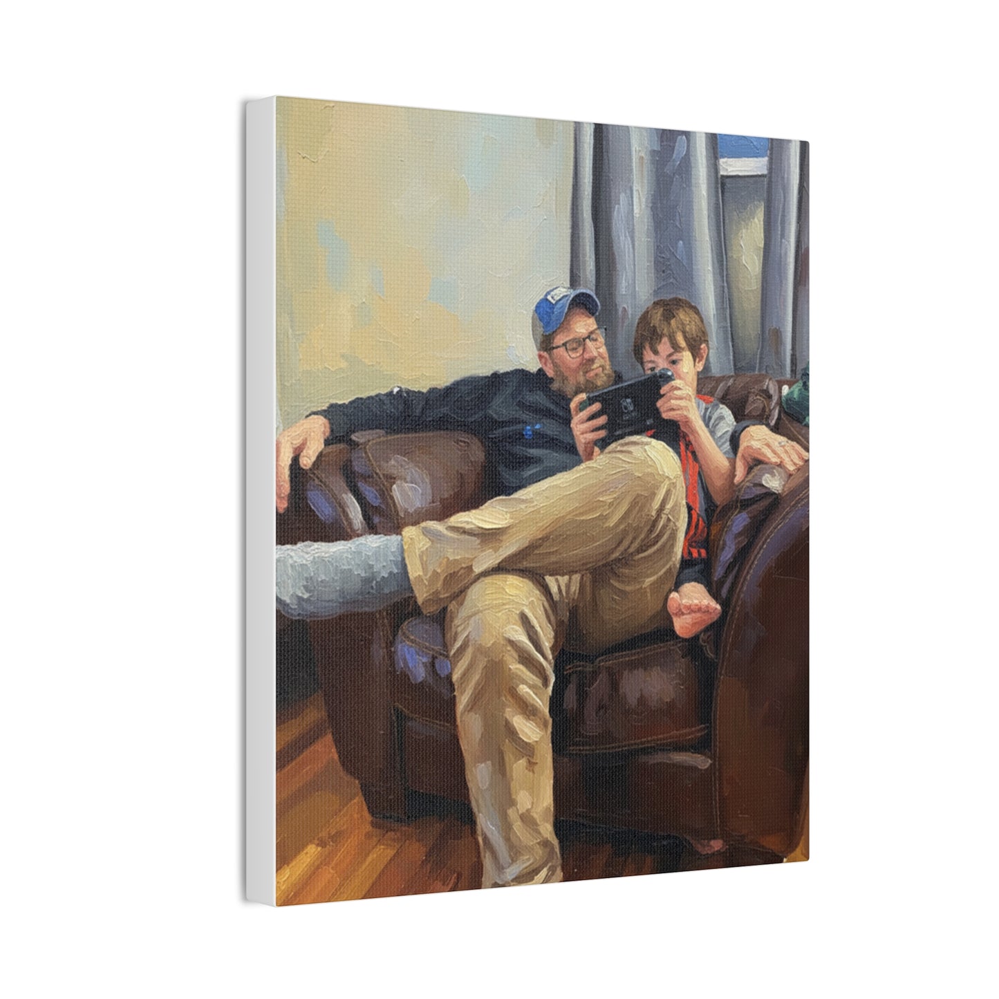 Custom Family Portrait Canvas Print — Stretched 0.75"