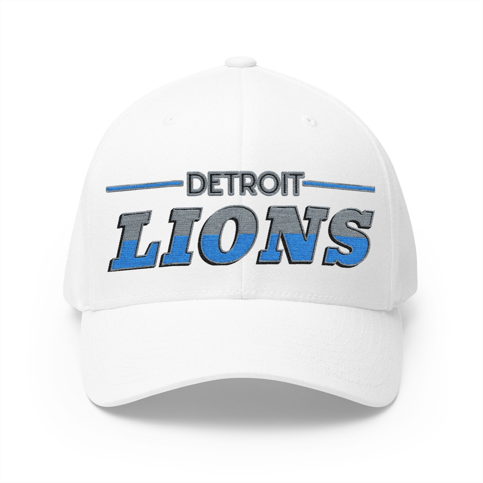 Detroit Lions Embroidered Cap Premium Quality & Style - The Jolly Bobber 