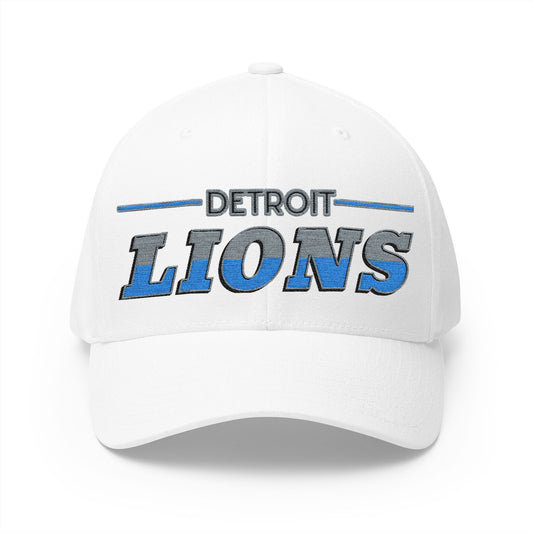 Detroit Lions Embroidered Cap Premium Quality & Style - The Jolly Bobber 