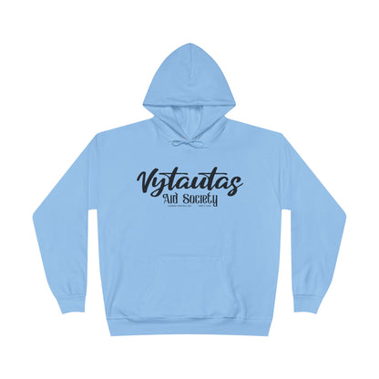 Vytautas Aid Society Hoodie — Simple Script Logo Pullover