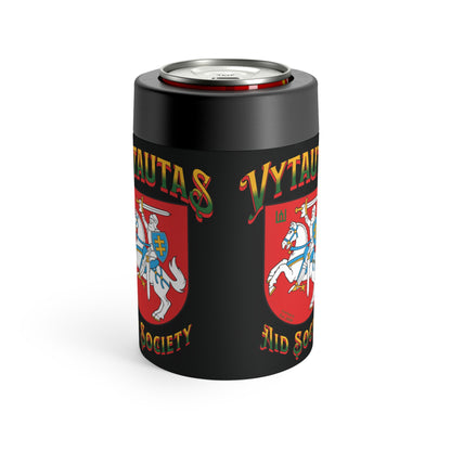 Vytautas Can Holder Black — Vytautas Aid Society Shield Cooler
