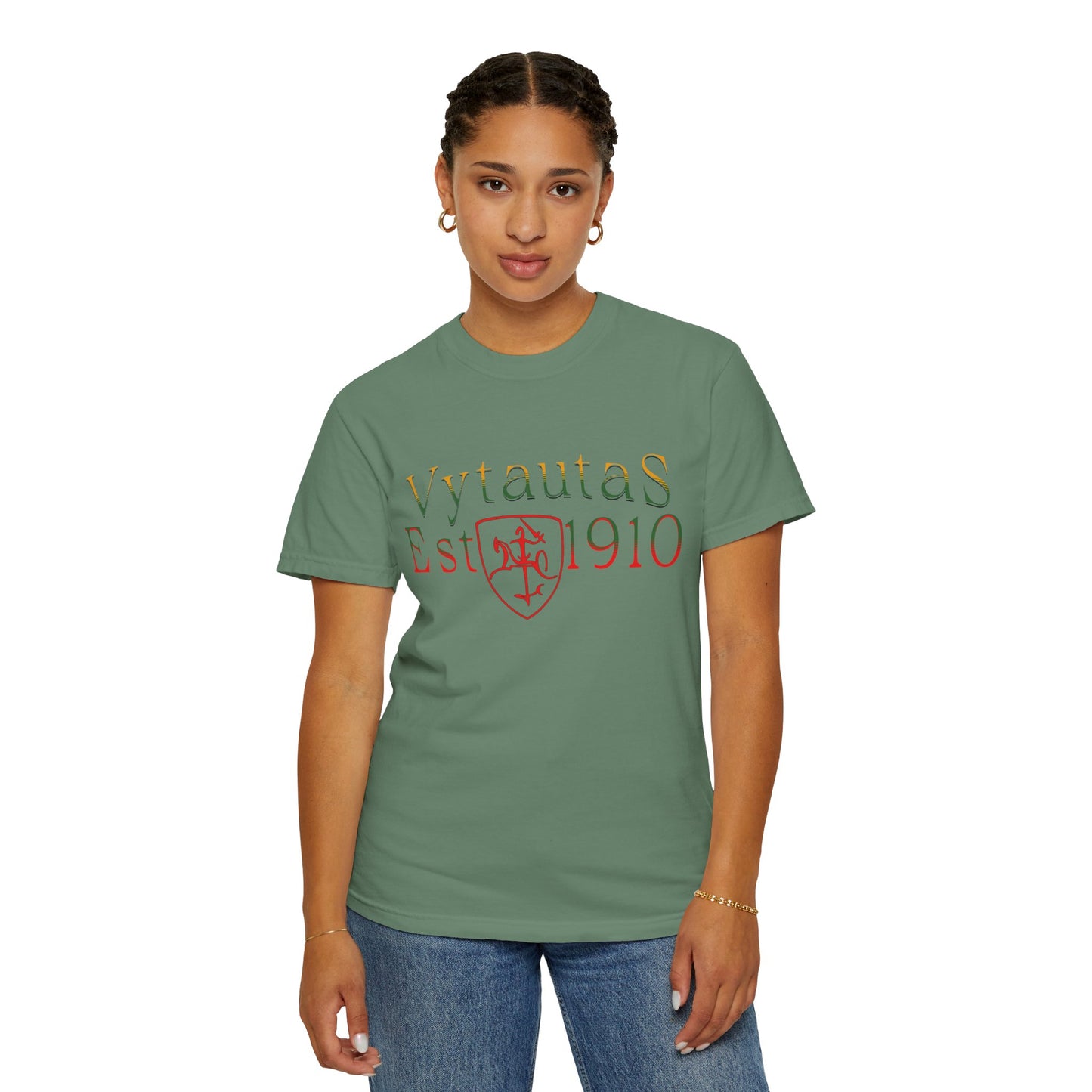 Vytautas Est. 1910 T-Shirt — Grand Rapids Aid Society Retro Logo Tee