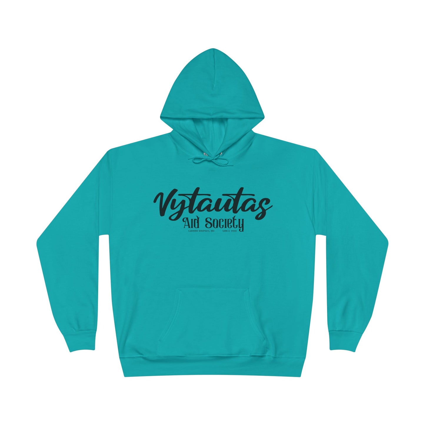 Vytautas Aid Society Hoodie — Simple Script Logo Pullover