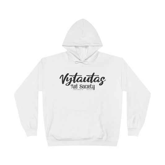 Vytautas Aid Society Hoodie — Simple Script Logo Pullover