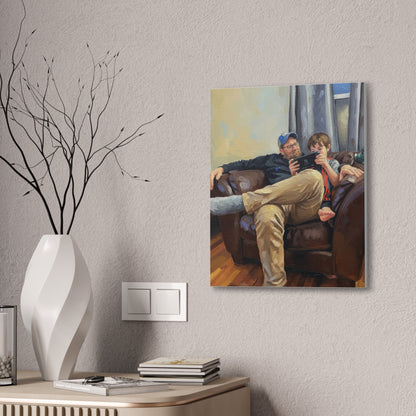 Custom Family Portrait Canvas Print — Stretched 0.75"