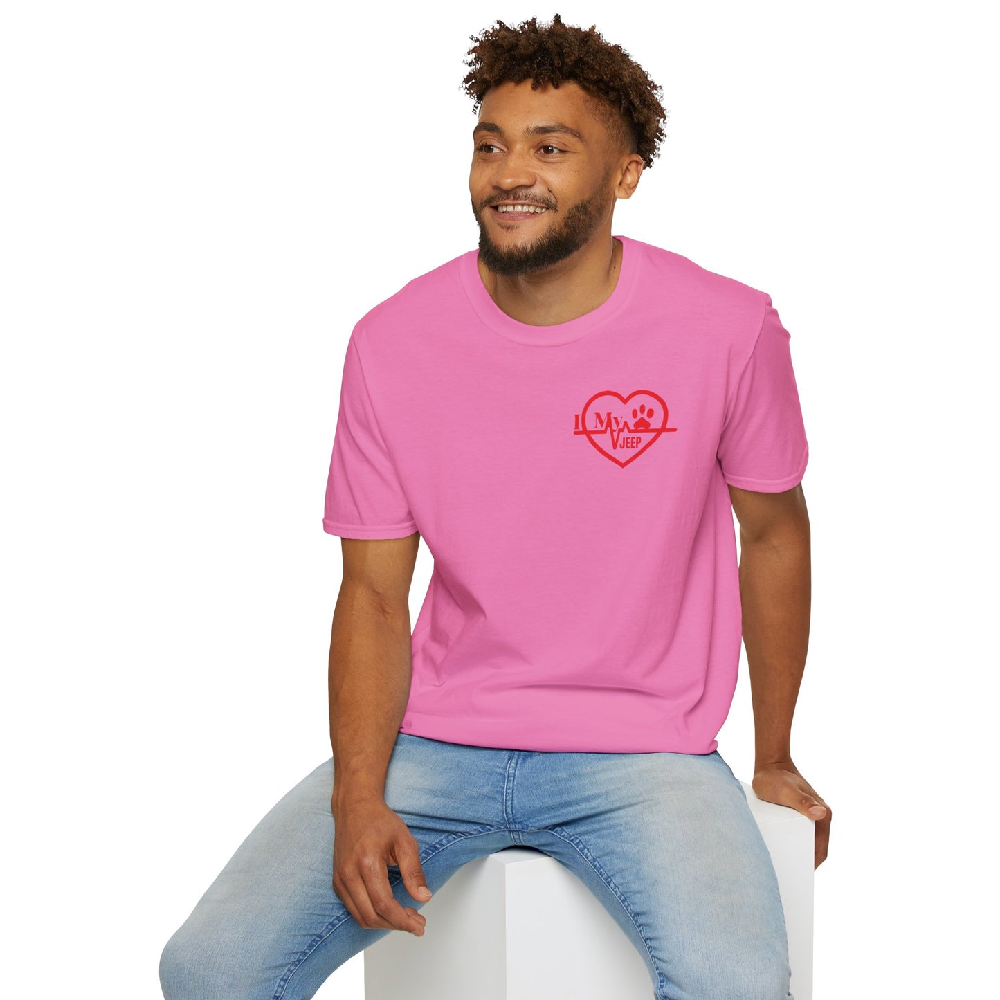 Jeep Heartbeat T-Shirt — Jeep Life Heart EKG Logo Tee