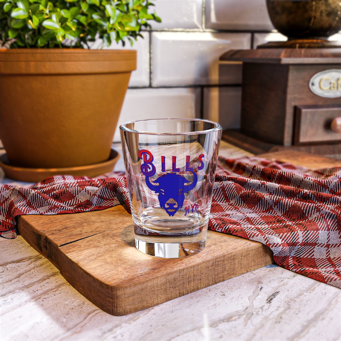Buffalo Bills Shot Glass - 1.5oz - Perfect for Game Days, Collectibles, Tailgating, Sports Events, and Gifts