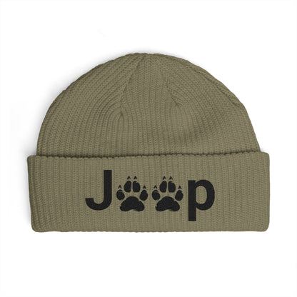 Jeep Paw Print Cuff Beanie