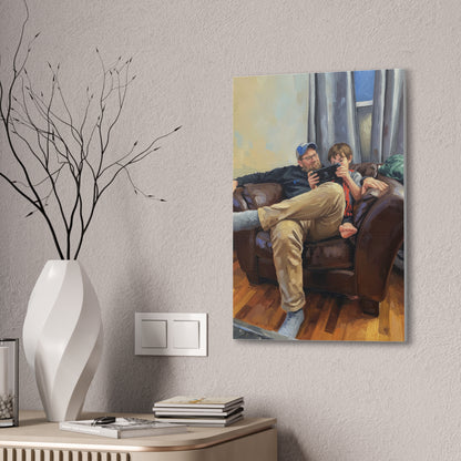 Custom Family Portrait Canvas Print — Stretched 0.75"