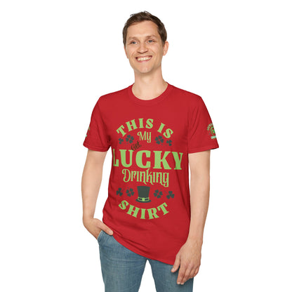 Lucky Drinking Shirt Tee — "This Is My get Lucky Drinking Shirt" St. Patrick’s Day T-Shirt