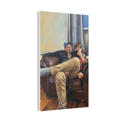 Custom Family Portrait Canvas Print — Stretched 0.75"