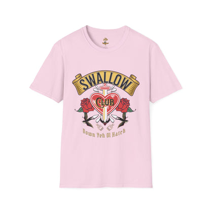 Sailors Swallow Club - Softstyle T-Shirt Unisex T-Shirt | Nautical Graphic Tee