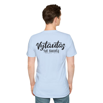 Vytautas Aid Society T-Shirt — Minimal Script Logo Tee