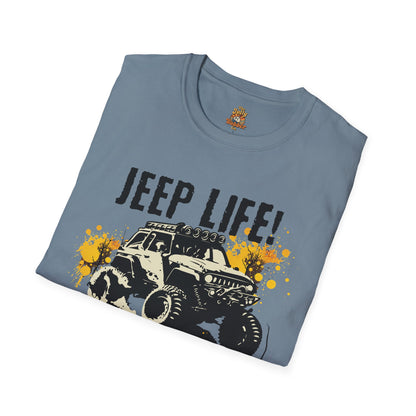 Jeep Life Unisex Softstyle off road T-Shirt