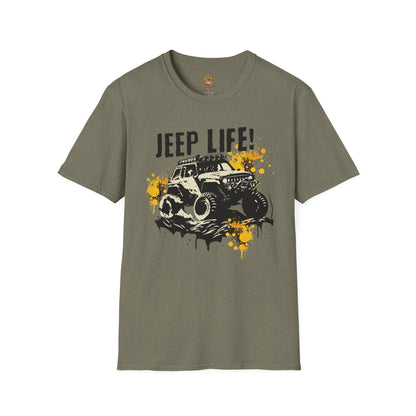Jeep Life Unisex Softstyle off road T-Shirt