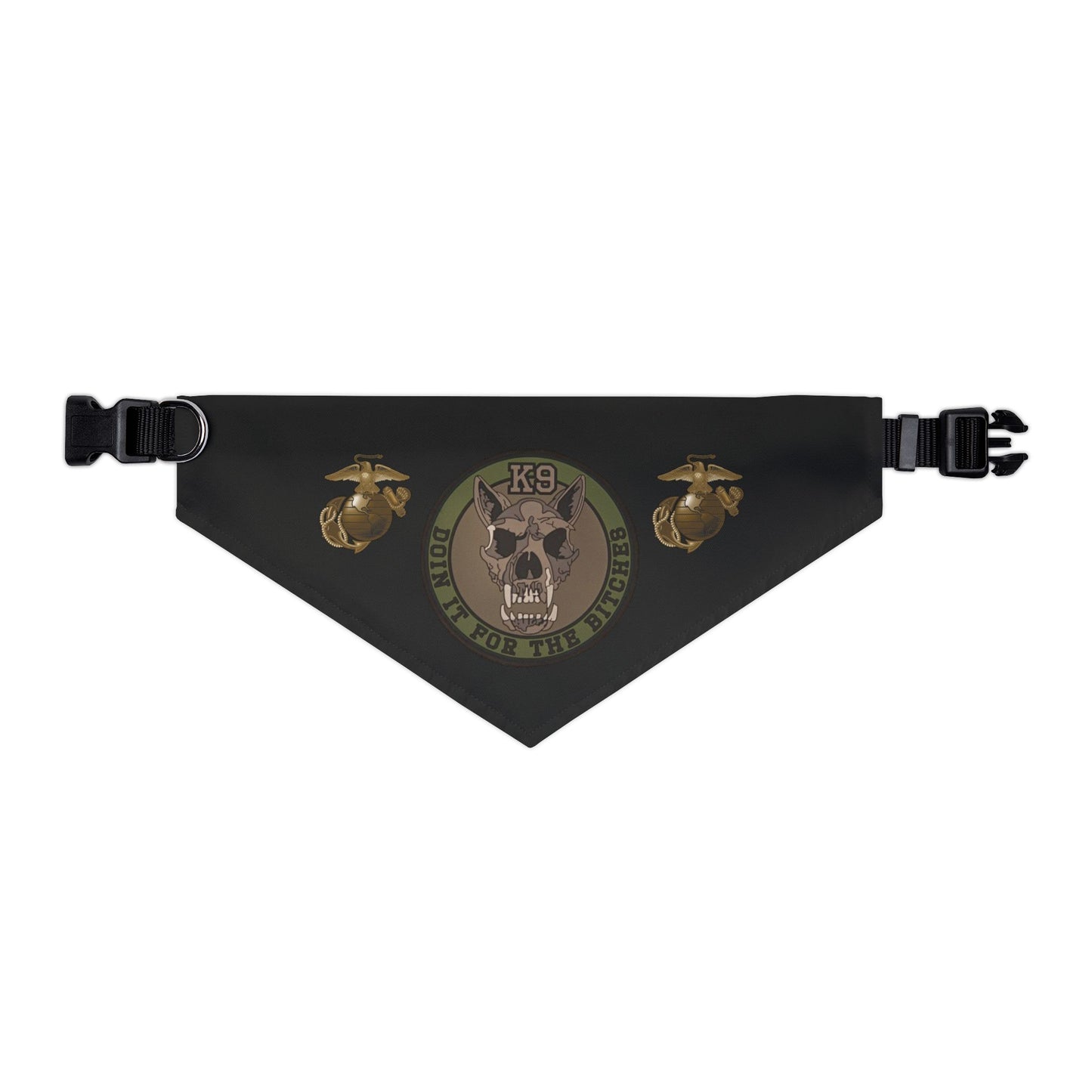 K9 Warrior Pet Bandana Collar fur babies- Stylish Military-Inspired Dog Accessory