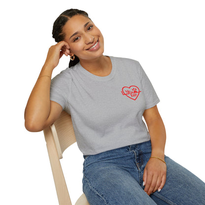 Jeep Heartbeat T-Shirt — Jeep Life Heart EKG Logo Tee