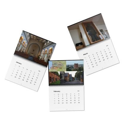 Lithuanian 2026 Wall Calendar — Historic Photos and local Vytautus Mi Photos, Monthly Planner