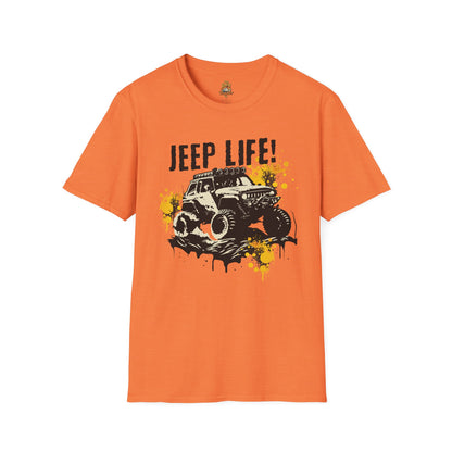 Jeep Life Unisex Softstyle off road T-Shirt