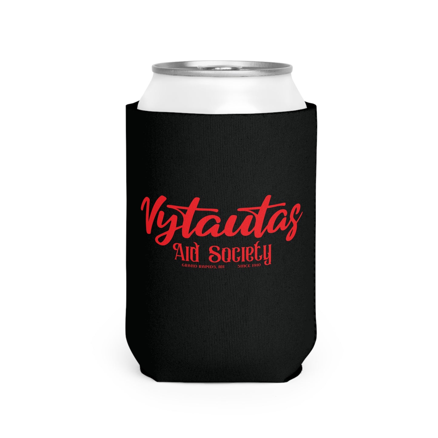 Can Cooler - Vytautas Aid Society Shield Design 2