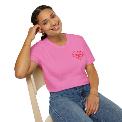 Jeep Heartbeat T-Shirt — Jeep Life Heart EKG Logo Tee