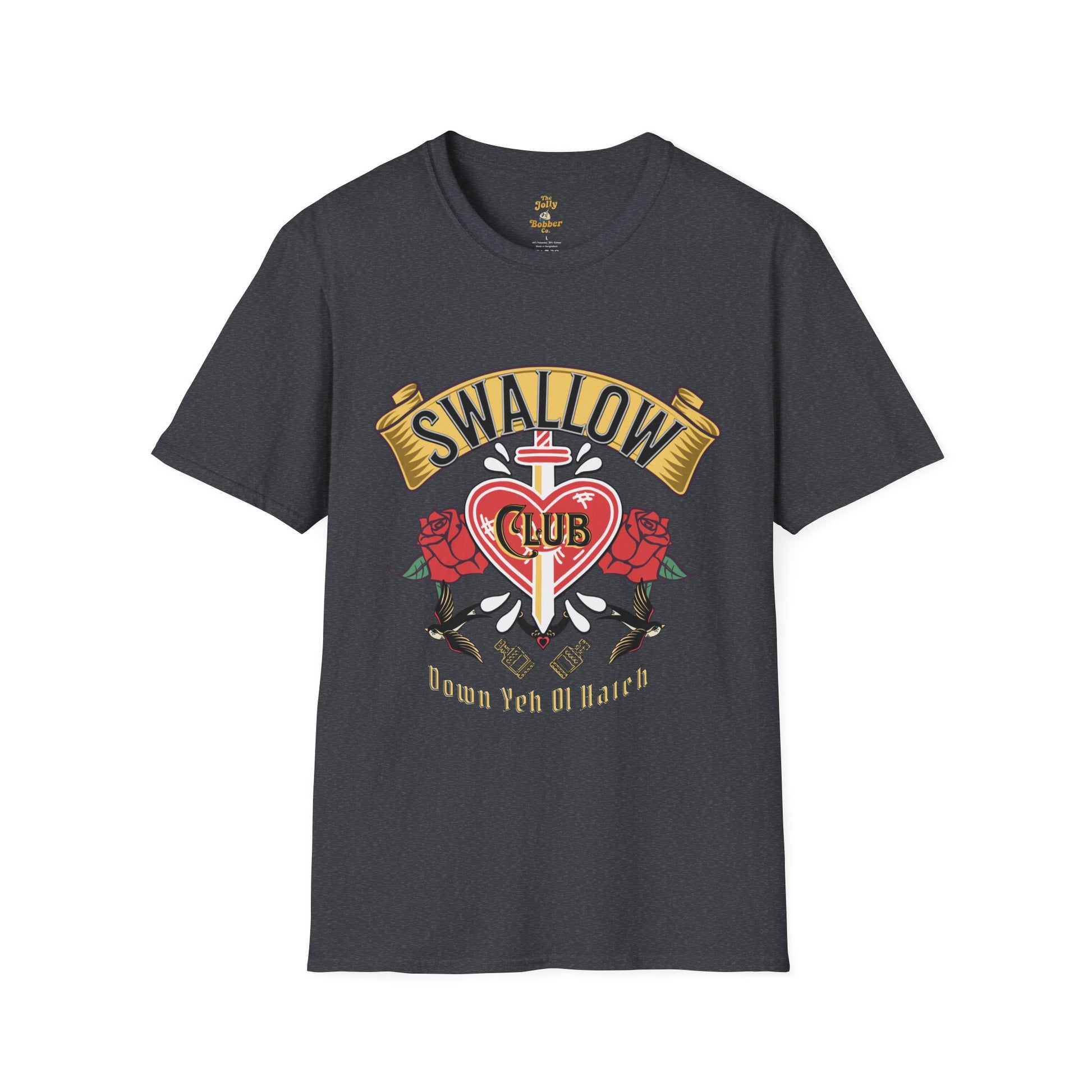 Sailors Swallow Club - Softstyle T-Shirt Unisex T-Shirt | Nautical Graphic Tee