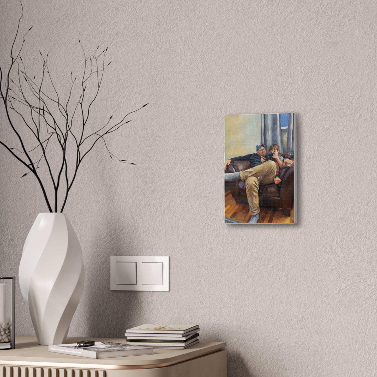 Custom Family Portrait Canvas Print — Stretched 0.75"