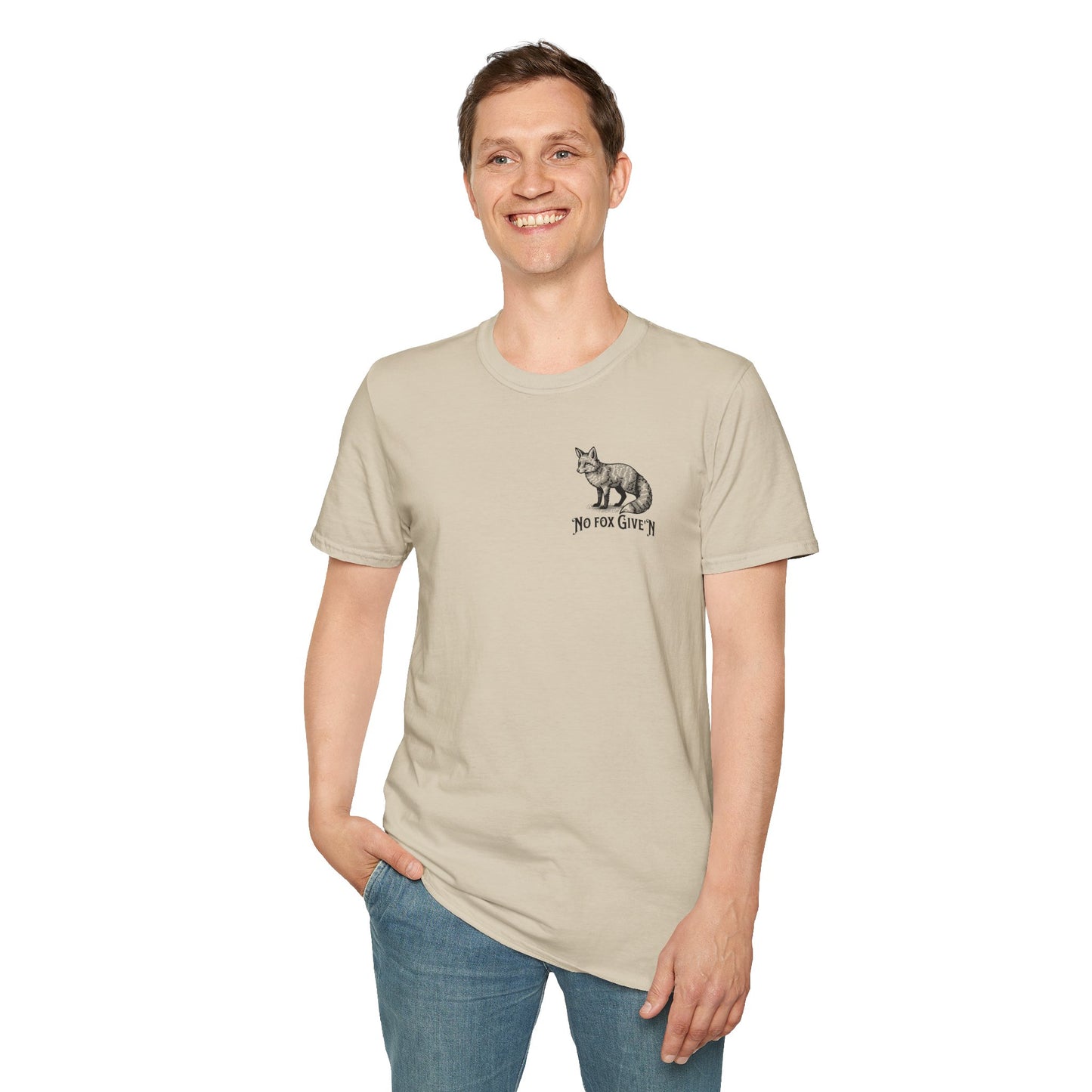 T-Shirt — 'No Fox Give'n' Vintage Fox Graphic Tee