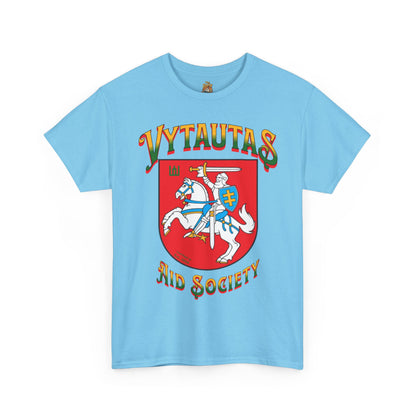 Vytautas Aid Society T‑Shirt — Lithuanian Coat of Arms 1 Graphic Tee