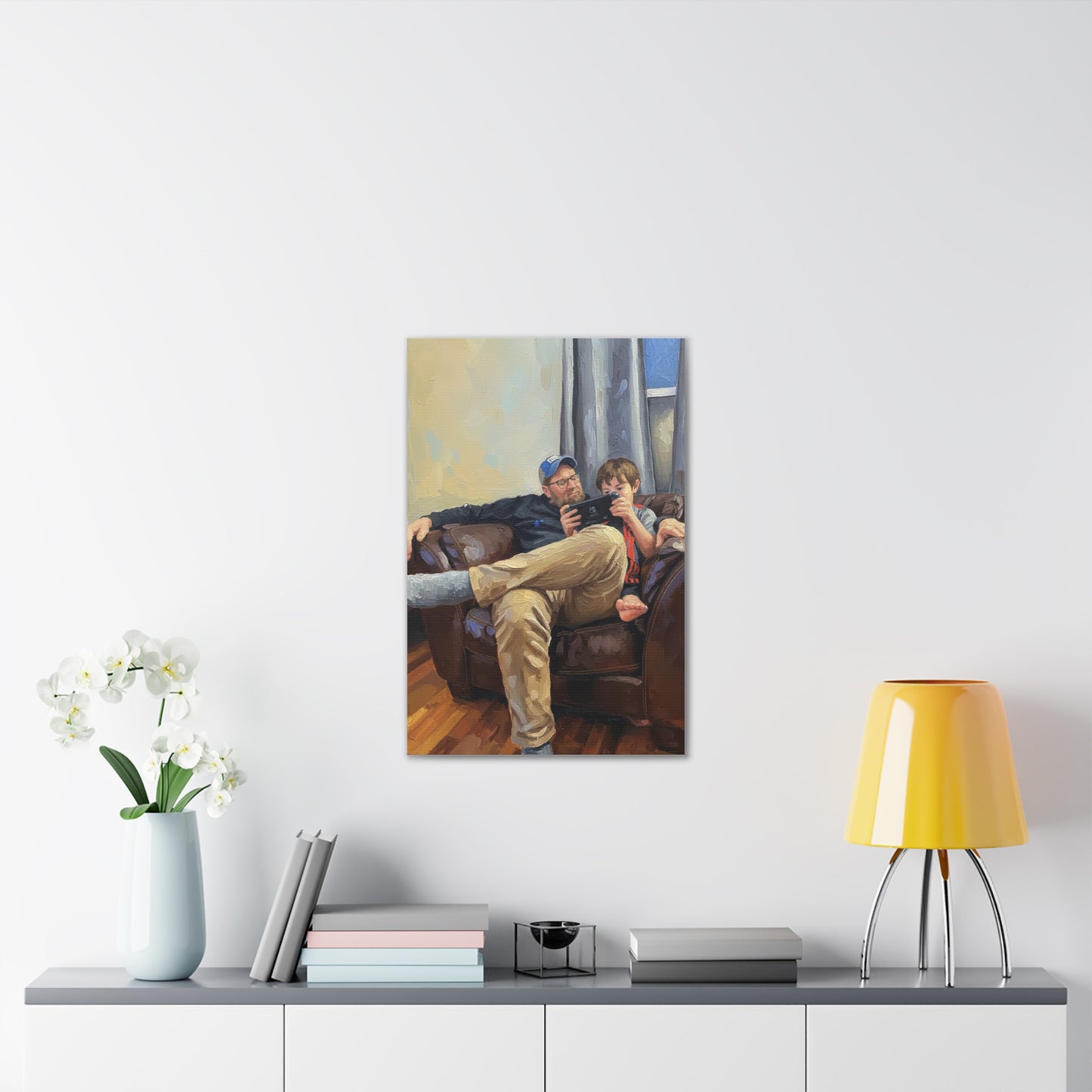Custom Family Portrait Canvas Print — Stretched 0.75"