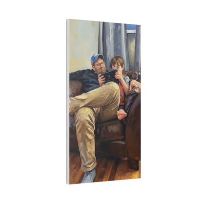 Custom Family Portrait Canvas Print — Stretched 0.75"