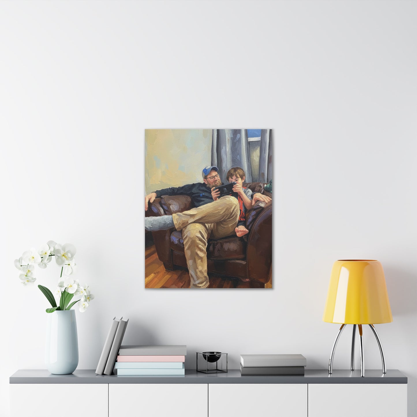 Custom Family Portrait Canvas Print — Stretched 0.75"