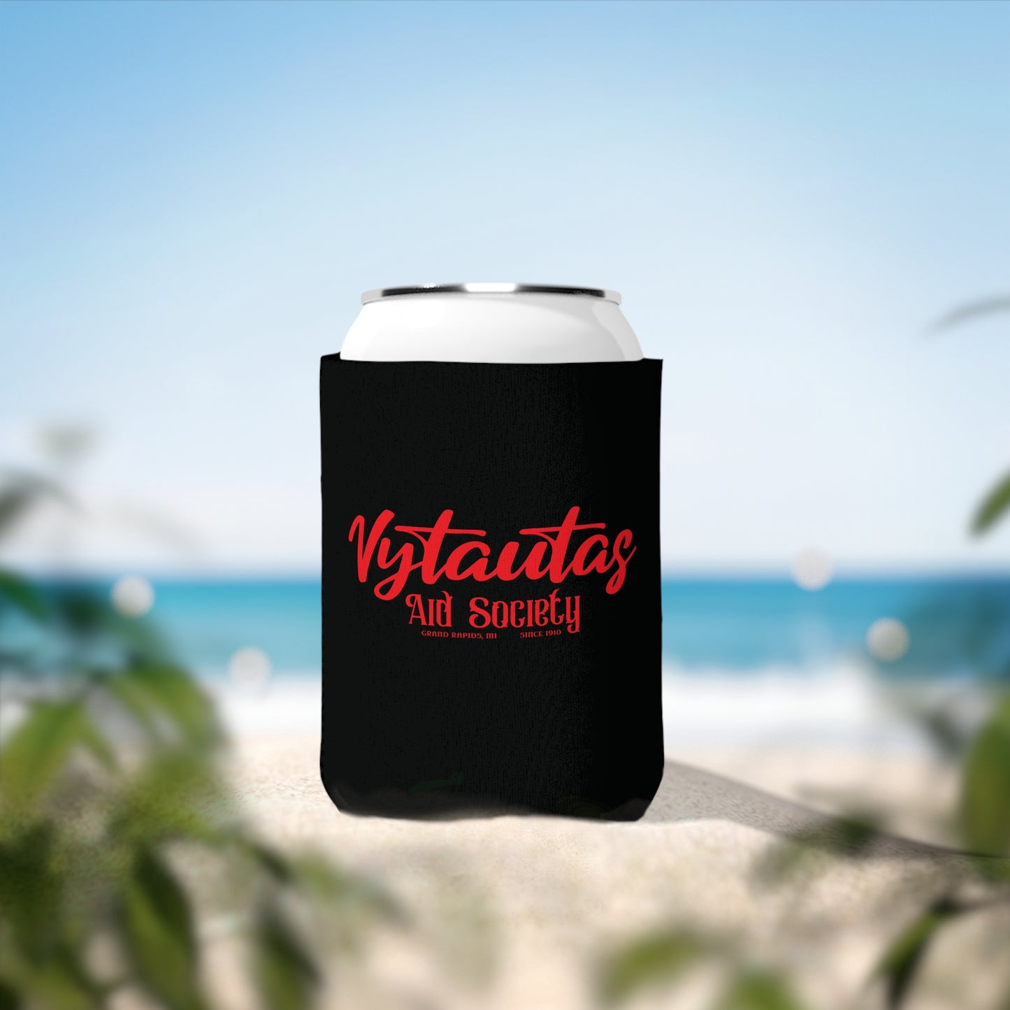 Can Cooler - Vytautas Aid Society Shield Design 2
