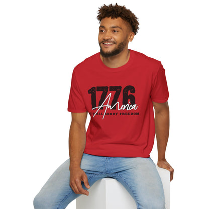 1776 America "It's All About Freedom" T-Shirt