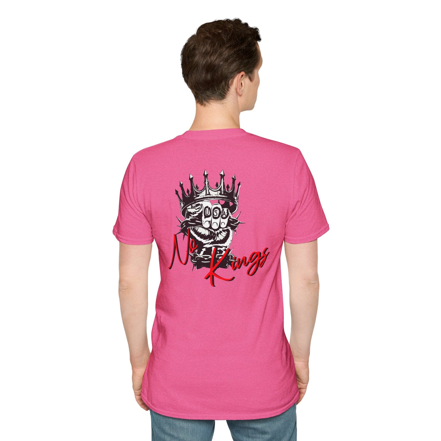 T-Shirt — 'No Kings' Skull Crown Graphic Tee