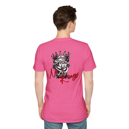 T-Shirt — 'No Kings' Skull Crown Graphic Tee