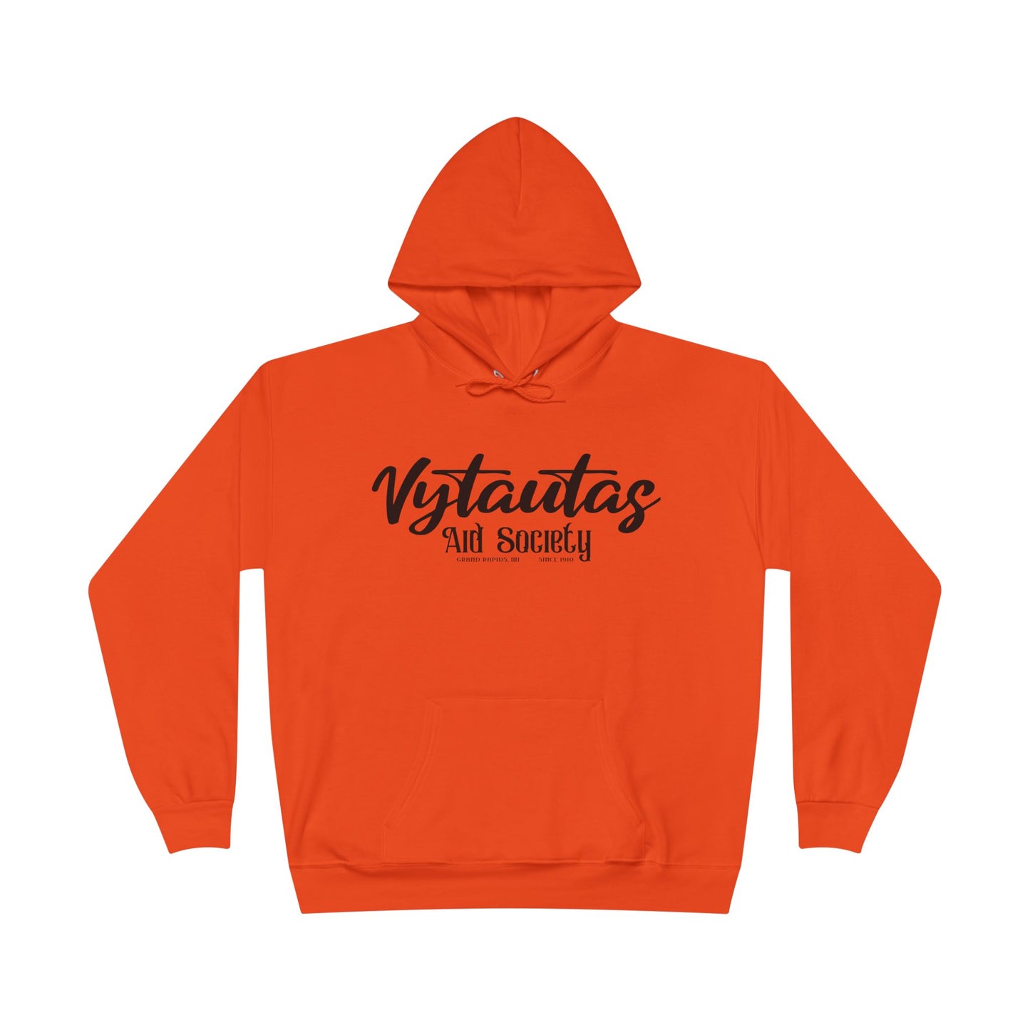 Vytautas Aid Society Hoodie — Simple Script Logo Pullover