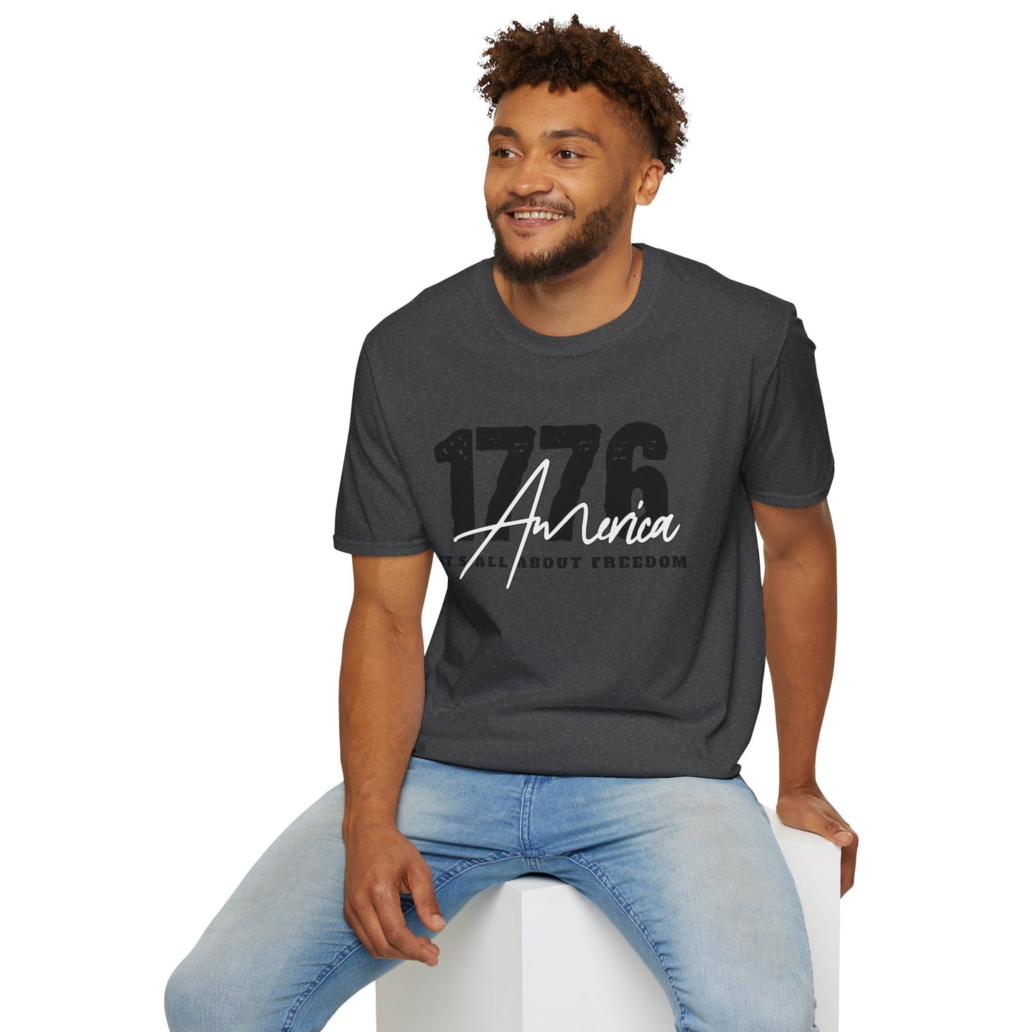 1776 America "It's All About Freedom" T-Shirt