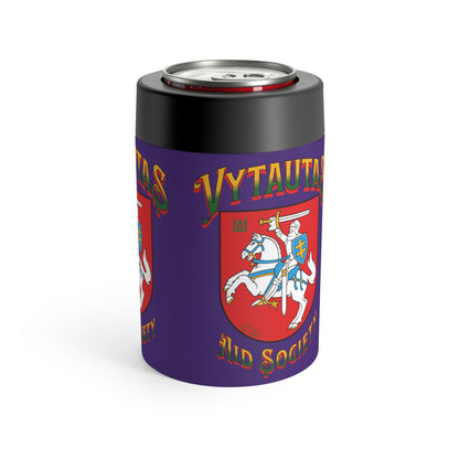 Vytautas Can Holder Purple — Vytautas Aid Society Shield Cooler