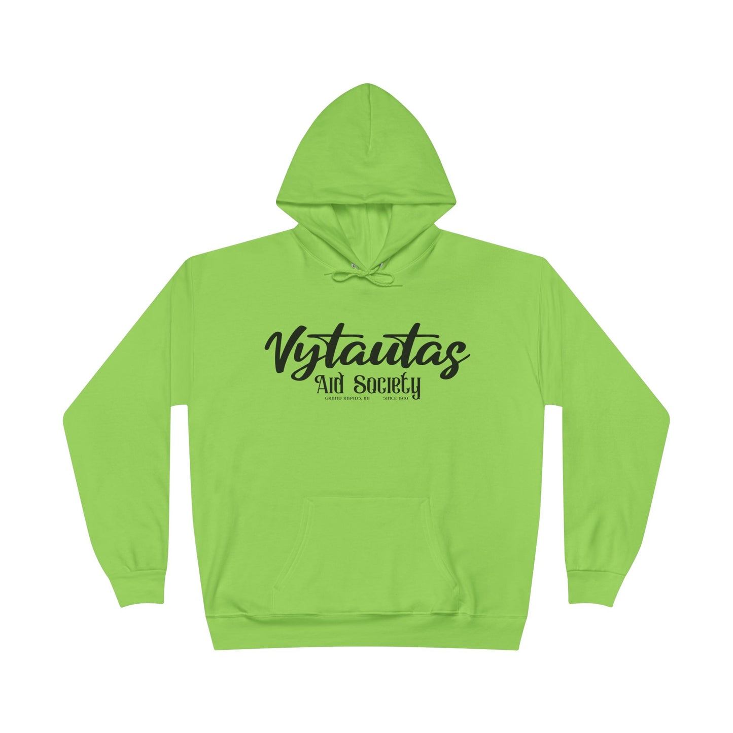 Vytautas Aid Society Hoodie — Simple Script Logo Pullover