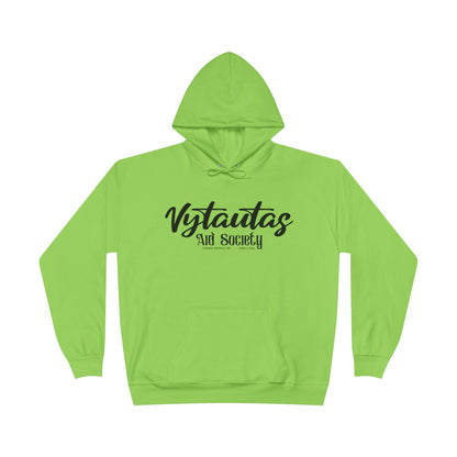 Vytautas Aid Society Hoodie — Simple Script Logo Pullover