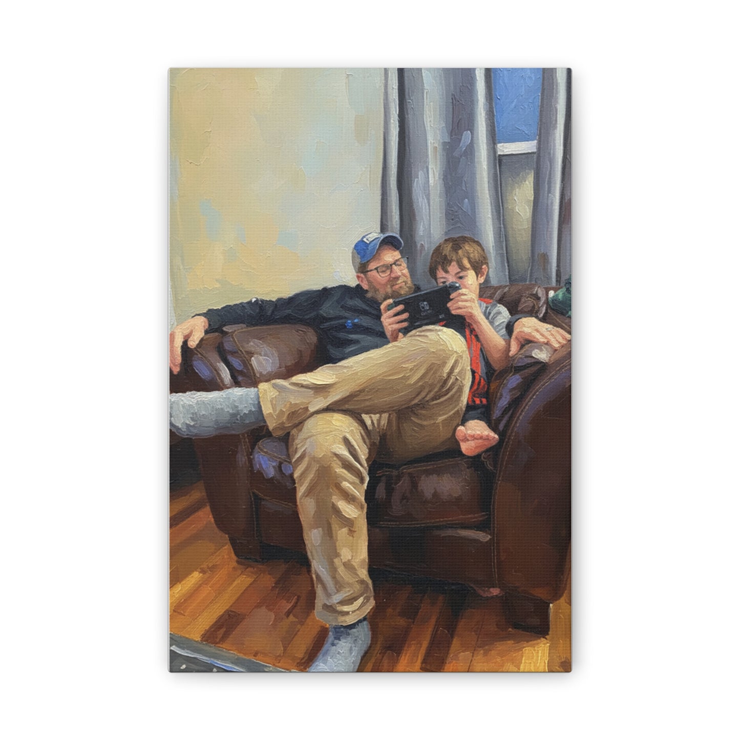Custom Family Portrait Canvas Print — Stretched 0.75"